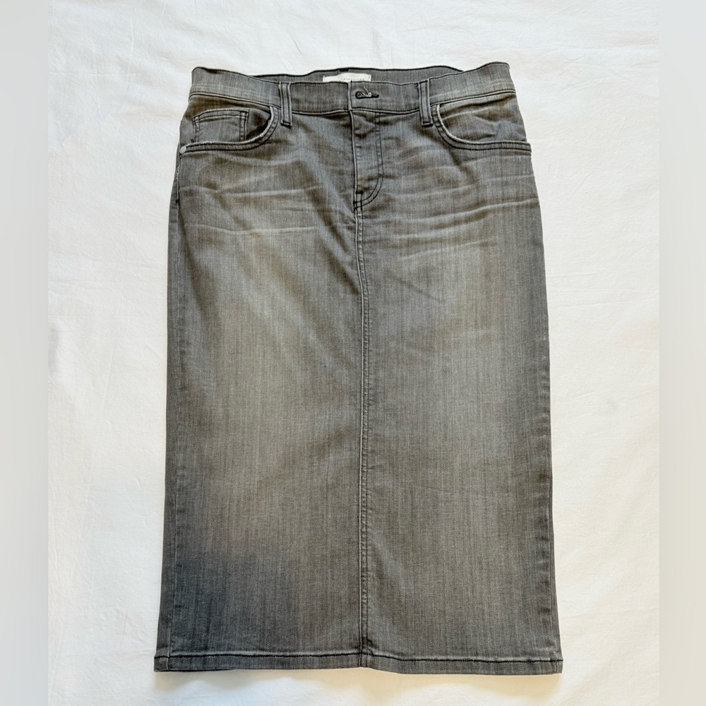 Rebecca Minkoff Gray Denim Midi Pencil Skirt Women’s Size 29